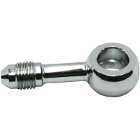 (image for) Chrome Fitting 12mm x AN-3 180°