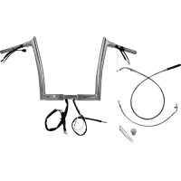(image for) Chrome 12" Pointed Top Handlebar Kit