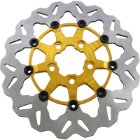 (image for) Full-floating Rear Rotor, Gold Carrier