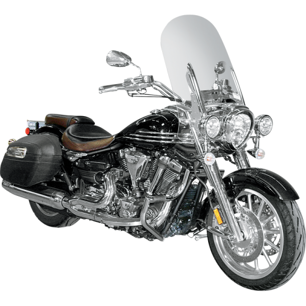 (image for) LINDBY METRIC Linbar® Front Highway Bar - Flat Black Powdercoat for Yamaha XV1900 Roadliner/Stratoliner 06-16