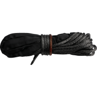 (image for) KFI Smoke Synthetic Winch Rope - 15/64" x 38'