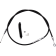 (image for) Black Vinyl High Efficiency Clutch Cable - 0652-1435