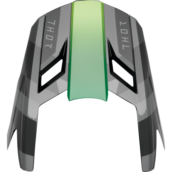 (image for) Thor Fleet Visor - Camber, Black/Green, Size L-2X