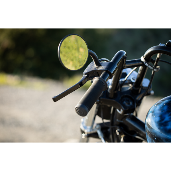 (image for) BILTWELL Round Utility Mirror Black (Each)