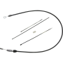 (image for) Quick Connect Upper Clutch Cable, Black/Black, 48"