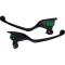 (image for) Wide Blade Lever Set Matte Black