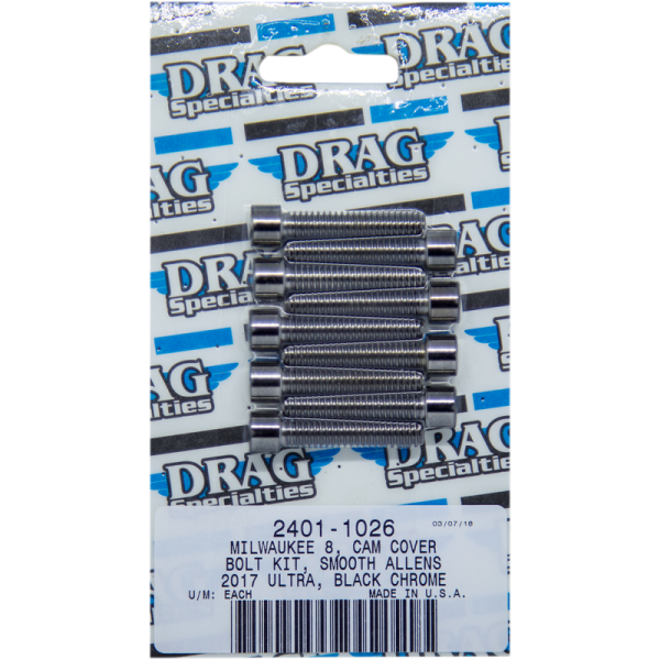 (image for) Drag Specialties Cam cover bolt kit - Smooth