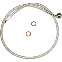 (image for) Sterling Chromite Upper Brake Line, 32", 12mm/35° Banjo