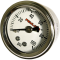 (image for) Oil Pressure Gauge - White Face, Back Port