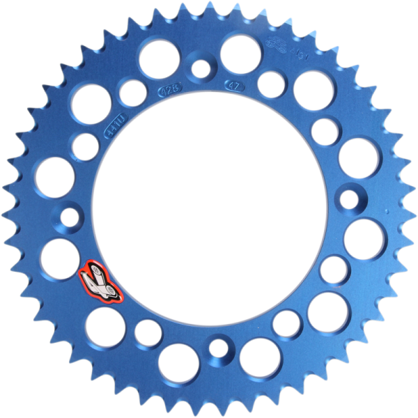 (image for) Renthal Rear Sprocket - 47T, Blue