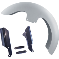 (image for) Thicky Super-Lite Front Fender - 19" Wheels, Composite with Black Debris Guards