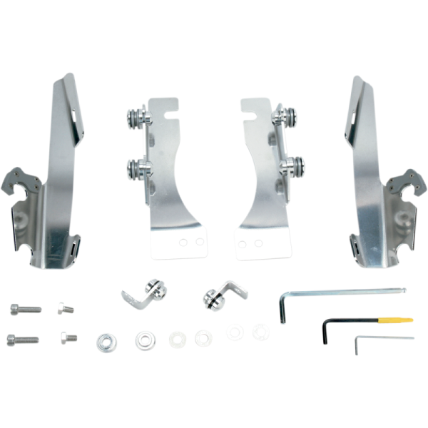 (image for) MEMPHIS SHADES METRIC Trigger-Lock Mount Kit Polished for Suzuki VL800K1 Volusia/C50 01-23