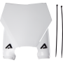 (image for) Acerbis Raptor Front Number Plate - KTM 125/250/300 SX, 250/350/450 SX-F, 125/250/300 XC, 250/350/450 XC-F 23-24 - White
