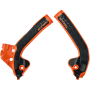 (image for) Acerbis X-Grip Frame Guard - KTM 85 SX 18-24 - Orange/black