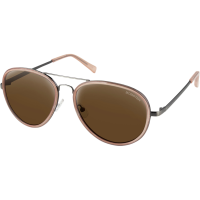 (image for) Goose Sunglasses - Blush/brown HD w/ silver mirror lens