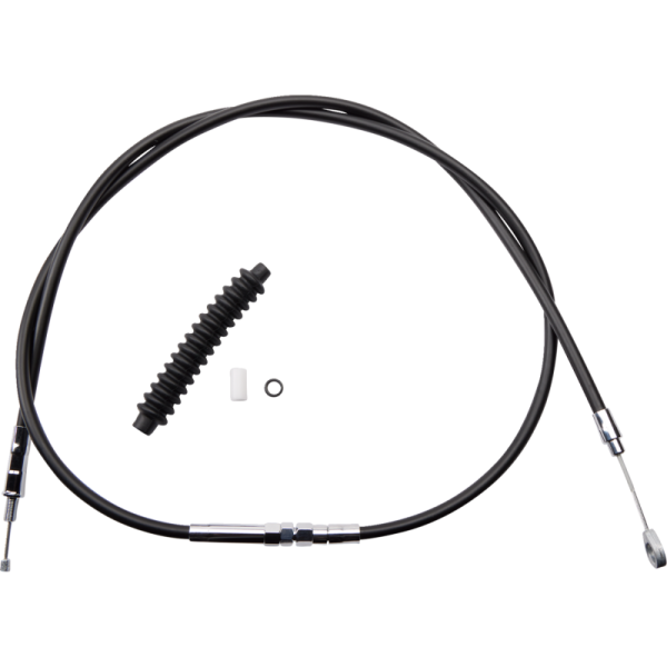 (image for) Drag Specialties High Efficiency Black Vinyl Clutch Cable (Custom Length)