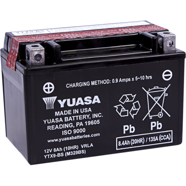 (image for) Yuasa AGM Maintenance-Free Battery YTX9-BS