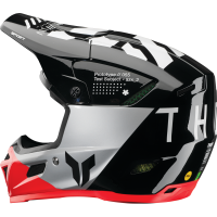 (image for) THOR Reflex Sport Composite Helmet, Strike - Black/Red, Size 2X