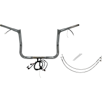 (image for) EZ Install Chrome 12" Pointed Top Handlebar Kit