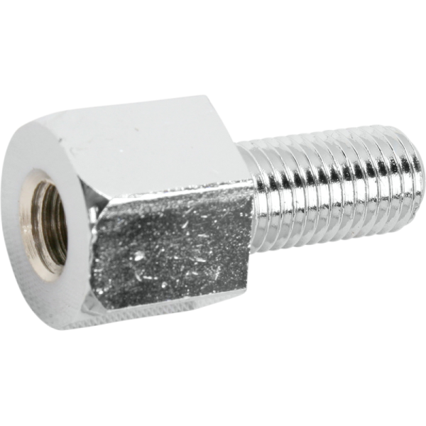 (image for) Emgo Chrome Mirror Adapter 8mm Male to 10mm Female