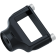 (image for) Curved Side-Mount License Plate Mount - Gloss Black (XL)