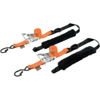 (image for) 1 1/2" Fat Strap Deluxe Tie-Downs, Orange