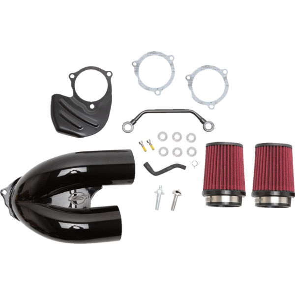 (image for) S&S CYCLE Tuned Induction Kit - Gloss Black