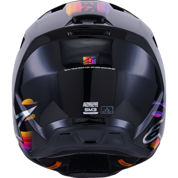 (image for) Alpinestars S-M3 Supertech Helmet - Force - Black Glossy - Size 2X
