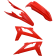 (image for) Acerbis Standard Kit - Red