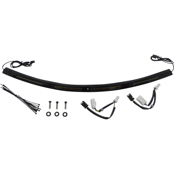 (image for) Custom Dynamics Windshield Trim LED Turn Signal Gloss Black