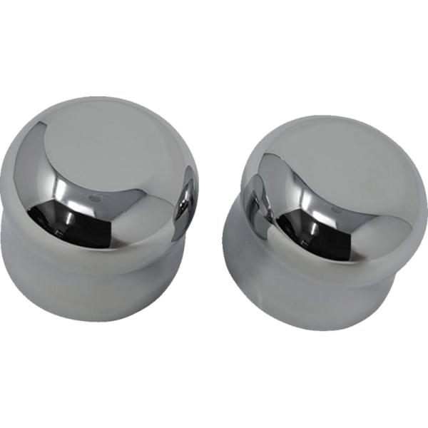 (image for) COVINGTONS Front Axle Caps Smooth Chrome