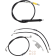 (image for) LA Choppers Black Vinyl/Stainless Braided Standard Kit for 18-24 FXLRS/FXFB/FXFBS w/ ABS (18-20in.)