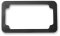 (image for) Custom Billet License Plate Frame Black Smooth