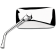 (image for) Cruiser Mirror - Chrome Right or Left Side