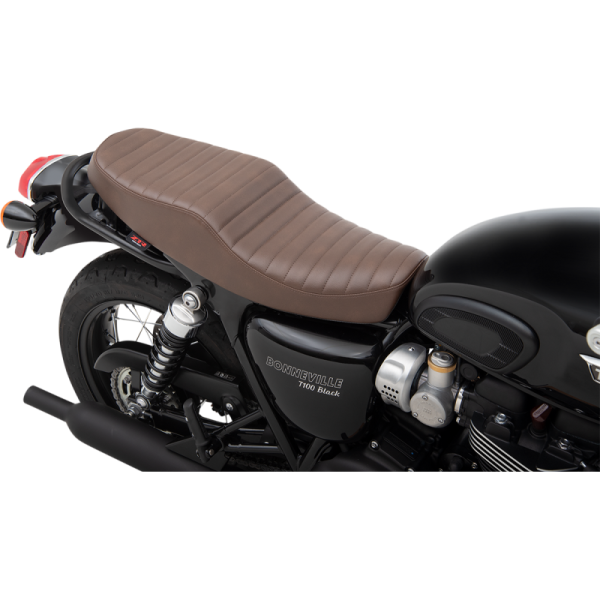 (image for) Retro-Style Seat - Classic stitch, brown