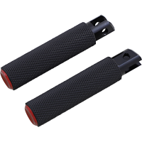 (image for) Knurled Driver Footpegs, Red
