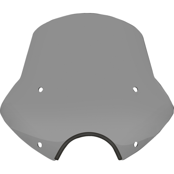 (image for) MEMPHIS SHADES METRIC Speed Demon Sportshield - 15" Tall, Black Smoke, 7" Cutout