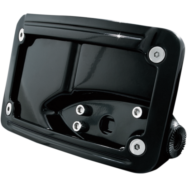 (image for) Horizontal Curved Side-Mount Holder Gloss Black