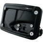 (image for) Curved Horizontal Side-Mount License Plate Holder - Gloss Black