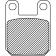 (image for) Sintered Metal Caliper Pad - 1721-1356