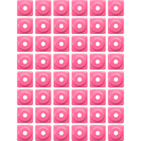 (image for) Square Digger Support Plate, Pink (48 Pk.)