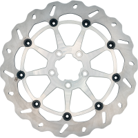 (image for) 13" Full-floating Rotor, Black/Machined Carrier (Radial Mount Only)
