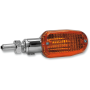 (image for) Chrome Oblong Marker Light (Single Filament)