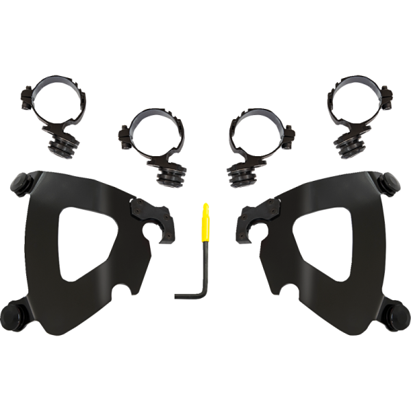 (image for) MEMPHIS SHADES METRIC Black Trigger-Lock Mounts for Honda CMX1100 Rebel 21-23