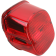 (image for) Laydown Taillight Lens w/ Bottom Tag Window - Red (L03-24)