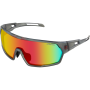 (image for) Speed Sunglasses - Matte clear gray/smoke crimson mirror