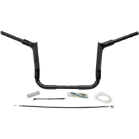 (image for) Fat Baggers Pointed Top EZ Install Handlebar 12" Gloss Black