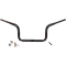 (image for) Traditional Ape Hanger Handlebars 10" Black