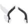 (image for) Acerbis X-Grip Frame Guard - KTM 150/250/300 XC-W, 350/500 EXC-F/XC-F 20-23 - White/black