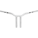 (image for) Chrome 1 1/4" One-Piece Kage Fighter T-Bars, 12" End Rise